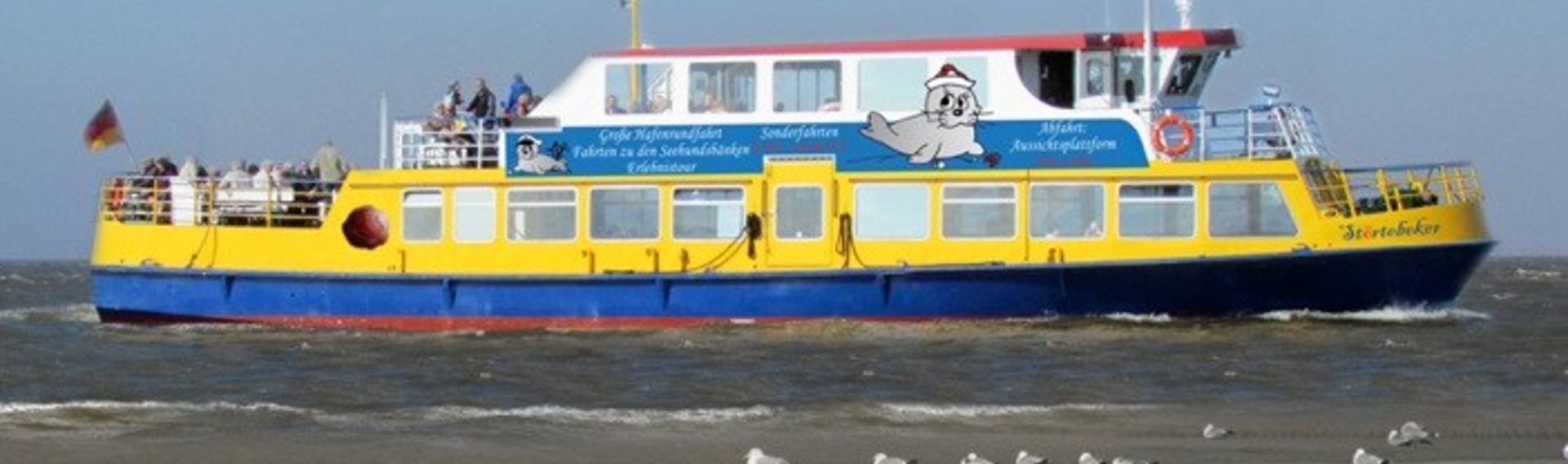 Schifffahrt und Hafenrundfahrt Cuxhaven mit Hund