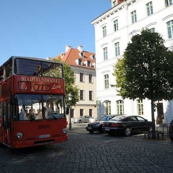 Stadtrundfahrt Dresden Hund dabei