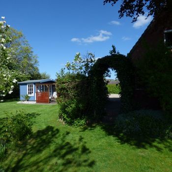 Ferienhaus Ostsee mit Hund eingezäunt