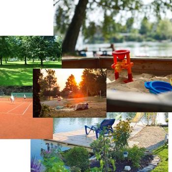 Camping am See Augsburg in der Natur